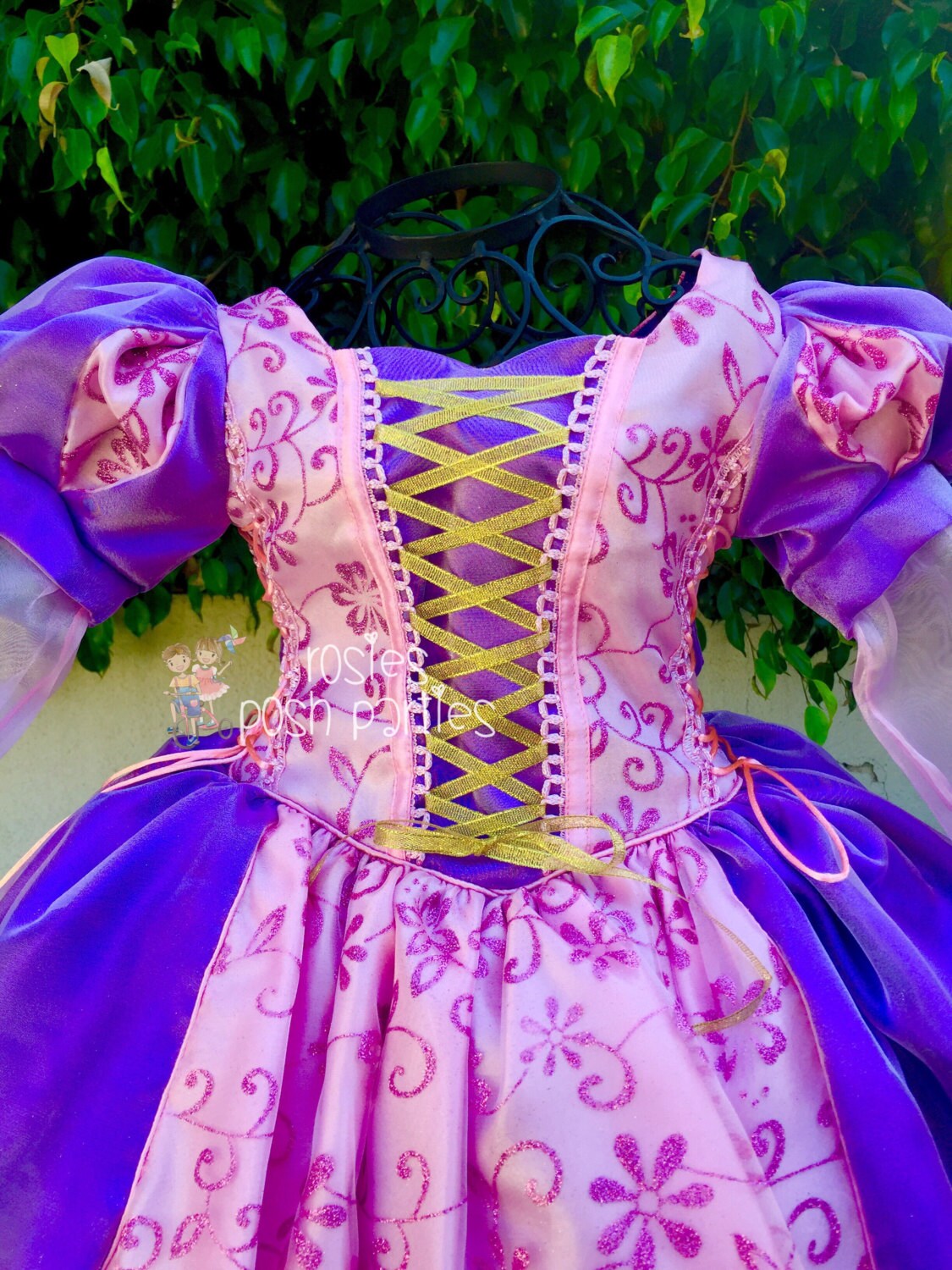 Tangled Rapunzel Dress for Birthday Costume or Photo Shoot | Etsy