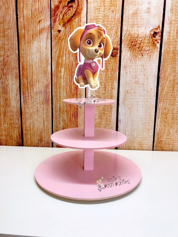 Paw Patrol Theme Cupcake | Paw Patrol Cupcake Favor | Paw Patrol Party | Cupcake Stand | Paw Patrol Stand | Paw Patrol Cupcake Stand Decor Il_570xn