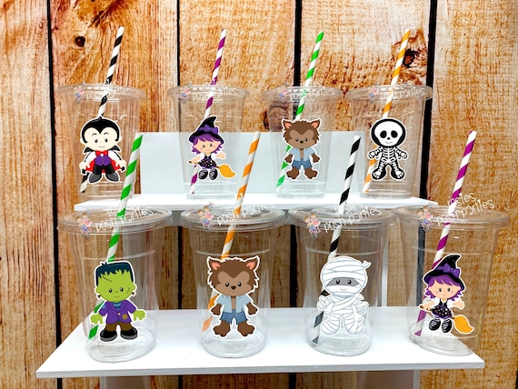 Halloween Theme Birthday Party | Halloween Favors | Halloween Drinking Cup Favors | Holiday Halloween Party Decor | Halloween Theme VARIETY Il_570xn