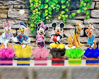 Clubhouse Theme | Clubhouse Birthday Party Centerpiece Decoration | Mouse Theme | Mouse Birthday Party | Mouse Party Decoration INDIVIDUAL