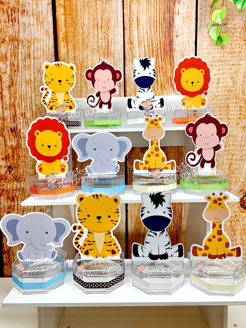 Baby Jungle Theme Jungle Baby Shower Favors Birthday Favor Etsy
