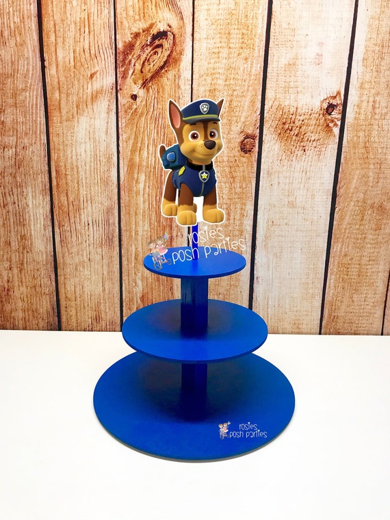 Paw Patrol Theme Cupcake | Paw Patrol Cupcake Favor | Paw Patrol Party | Cupcake Stand | Paw Patrol Stand | Paw Patrol Cupcake Stand Decor Il_570xn