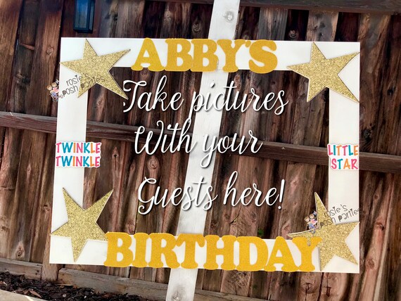 twinkle twinkle little star photo booth