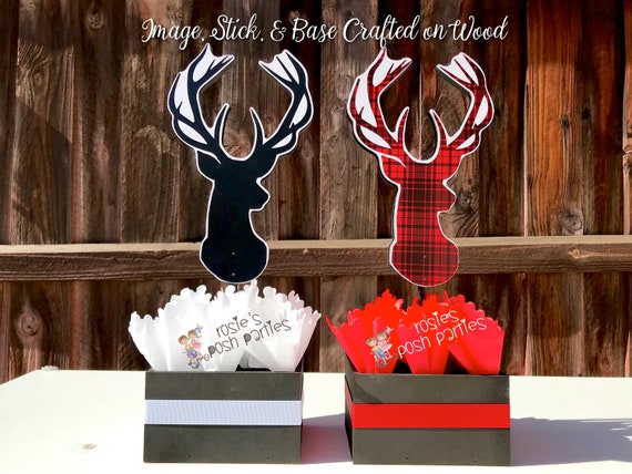 Deer Hunting Party Deer Buck Centerpiece Animal Hunter Shower