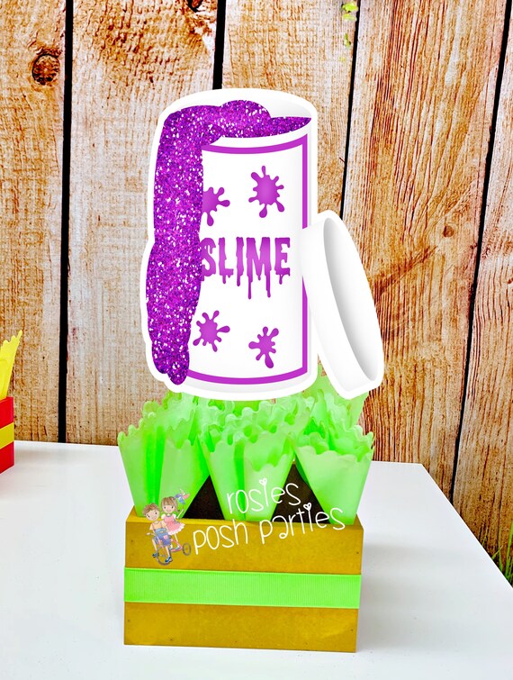 Slime Birthday Party Theme Slime Bash Slime Party Decor Etsy 日本