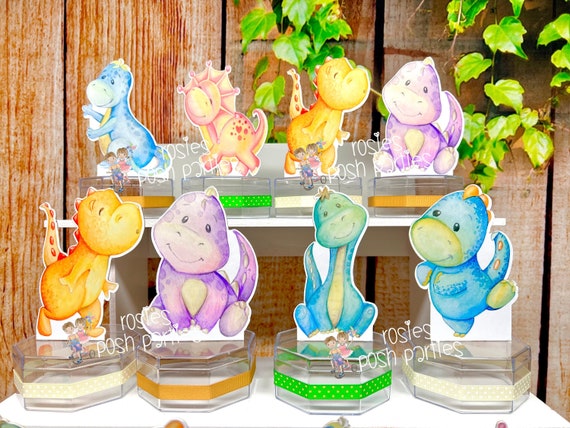 Dinosaur Watercolor Birthday Theme | Dinosaur Party Candy Jar Favor | Dino Theme Favors | Dino Theme | Candy Jar Favor Decoration SET OF 12 Il_570xn