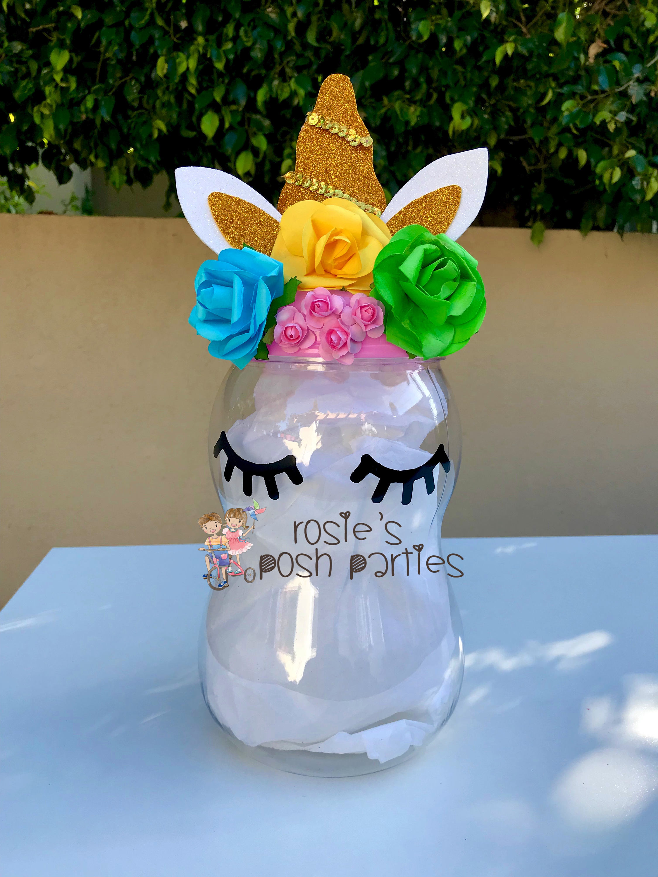 Unicorn Centerpiece Baby Shower Unicorn Birthday Gift Card ...