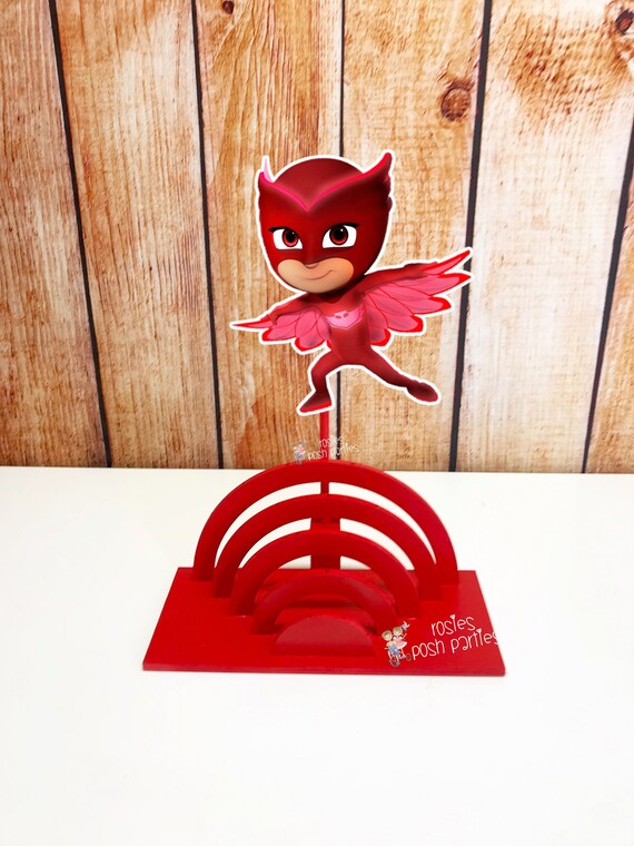 PJ Masks Birthday Theme | Pj Masks Cake Pop Stand | PJ Masks Cake Pop Favor | Pj Mask Cake Decoration | PJ Masks Theme Cake | Cake Pop Stand Il_570xn