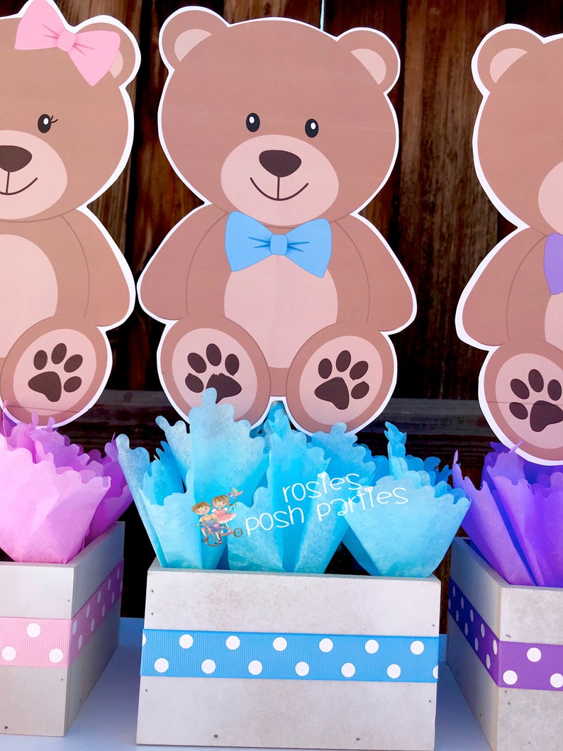 Teddy Bear Baby Shower Centerpieces