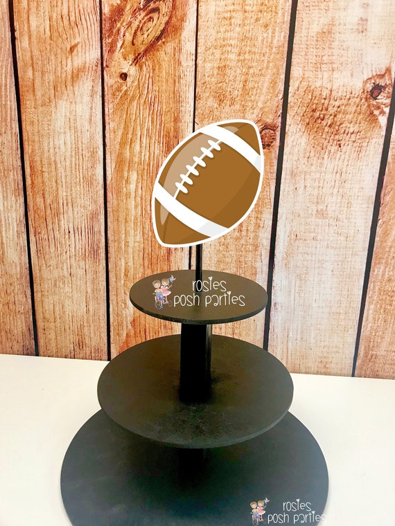 Sports Theme Cupcake Stand Sports Party cake Wood Cupcake Stand Tower for Sports Soccer Baby Shower Theme Basketball Cupcake Sports Theme Il_570xn