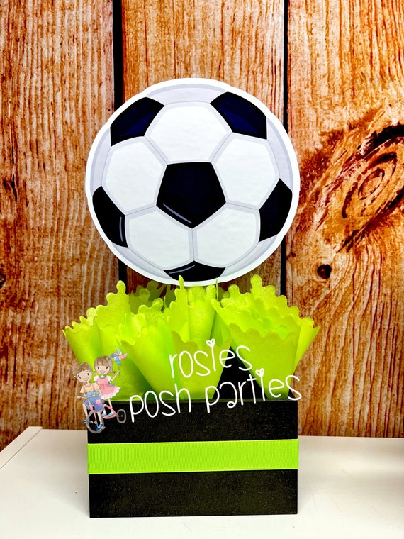 Sports Theme Centerpiece Sport Party Sports Birthday Soccer Etsy