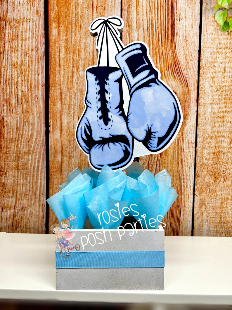 Boxing Gloves Baby Shower Theme Gender Reveal Boxing Theme Etsy