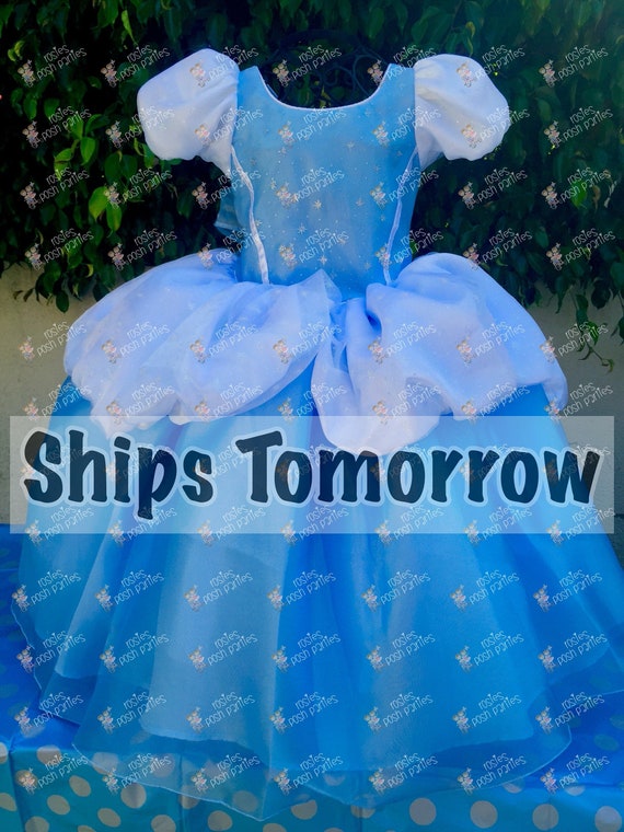 Cinderella dress for Birthday costume or Photo shoot Cinderella dress outfit Birthday dress Cinderella costume Princess dress for Birthday Il_570xn