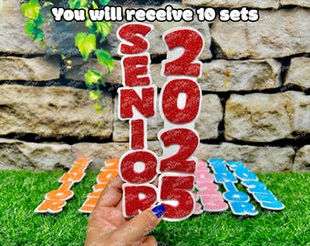 Homecoming Supplies | Homecoming Senior Mum | Homecoming Mum | Junior Sophomore Cut Out | Senior Night Graduation Cut Out Word Name Cut Out
