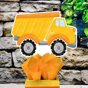 Construction Birthday Theme Party Decoration Table Centerpiece