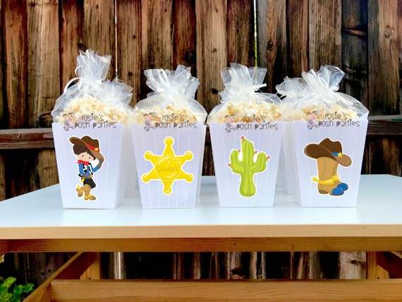 Cowboy Western Birthday Bash Party Favor Centerpiece Cowboy Etsy 日本