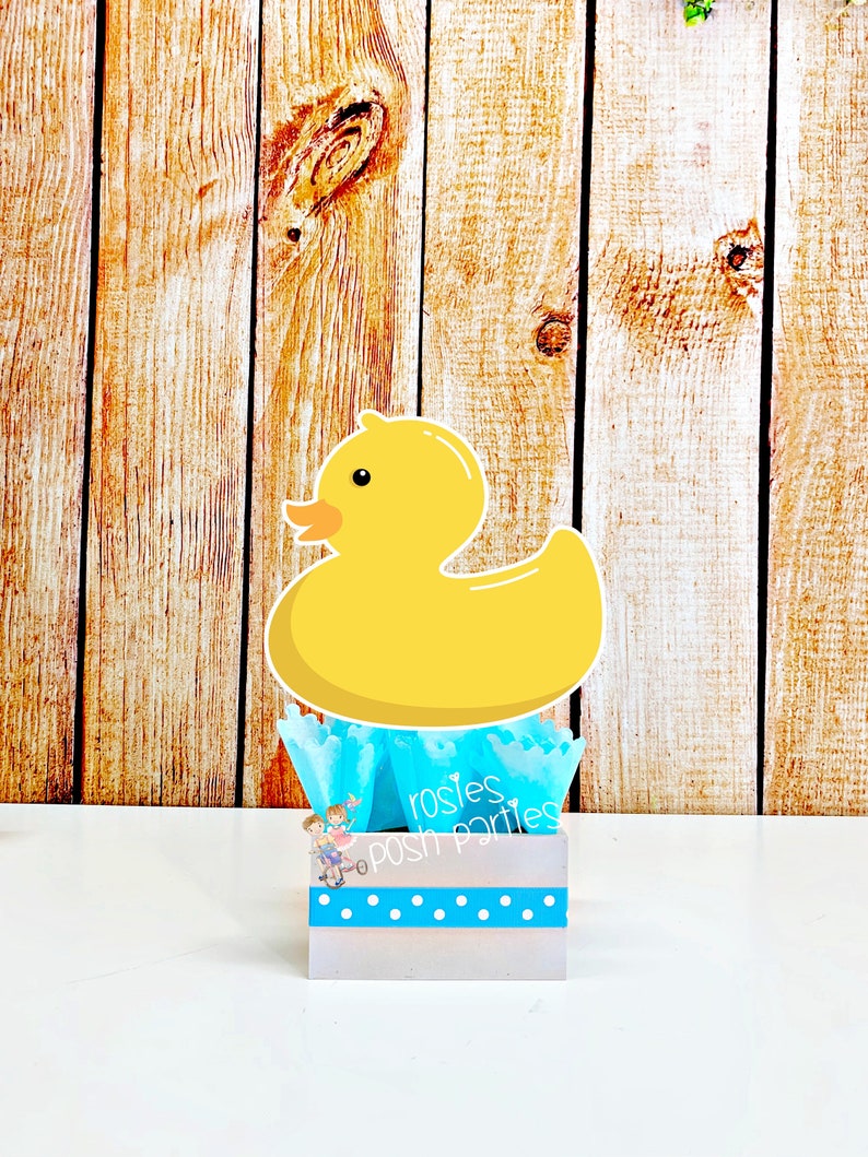 Rubber Ducky Theme Baby Shower Centerpiece Duck Decoration Etsy