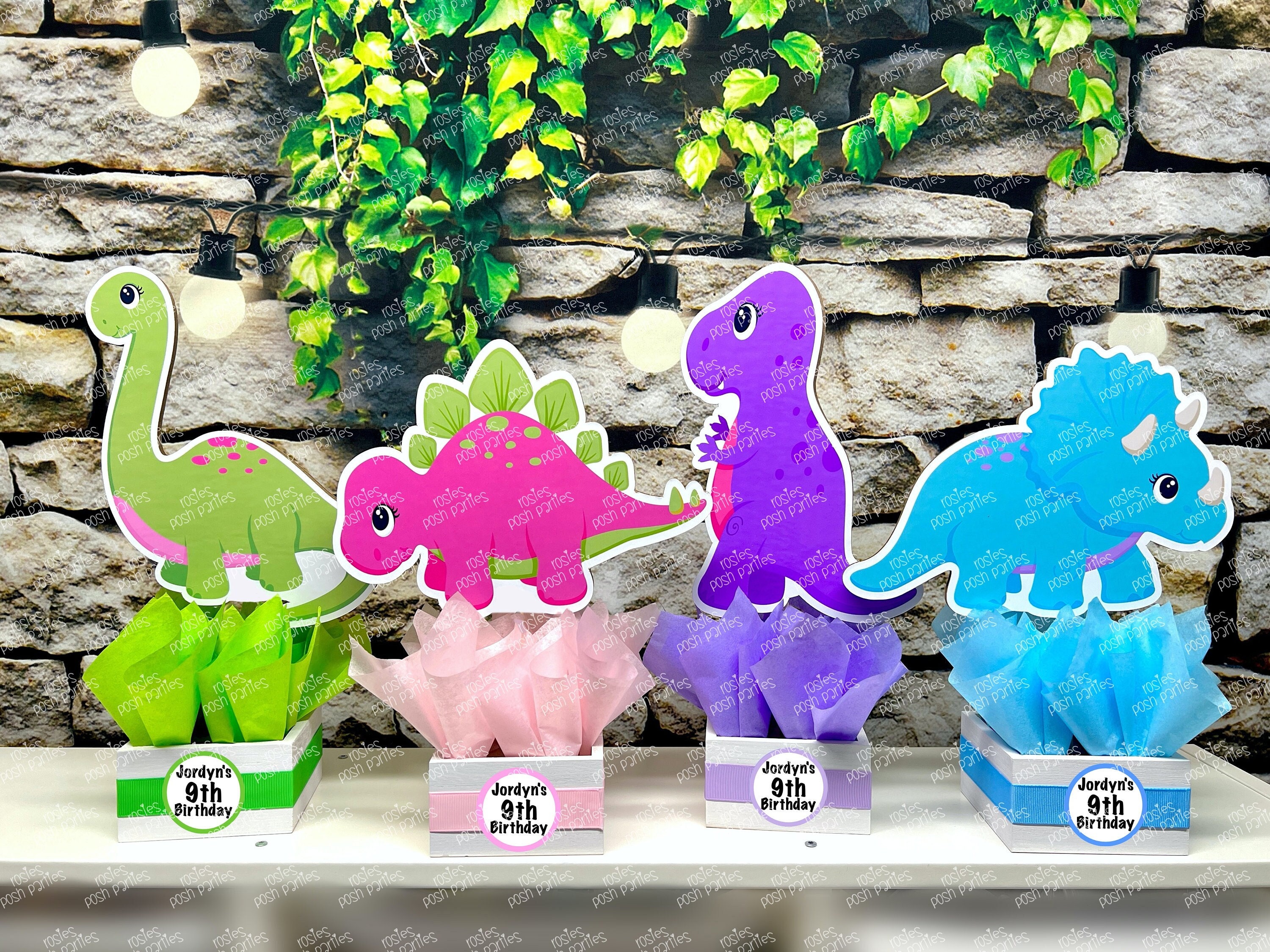 Fiesta de cumpleaños de dinosaurio Pink Girl Centro de mesa de - Etsy España Fiesta de cumpleaños de dinosaurio Pink Girl Centro de mesa de - Etsy España