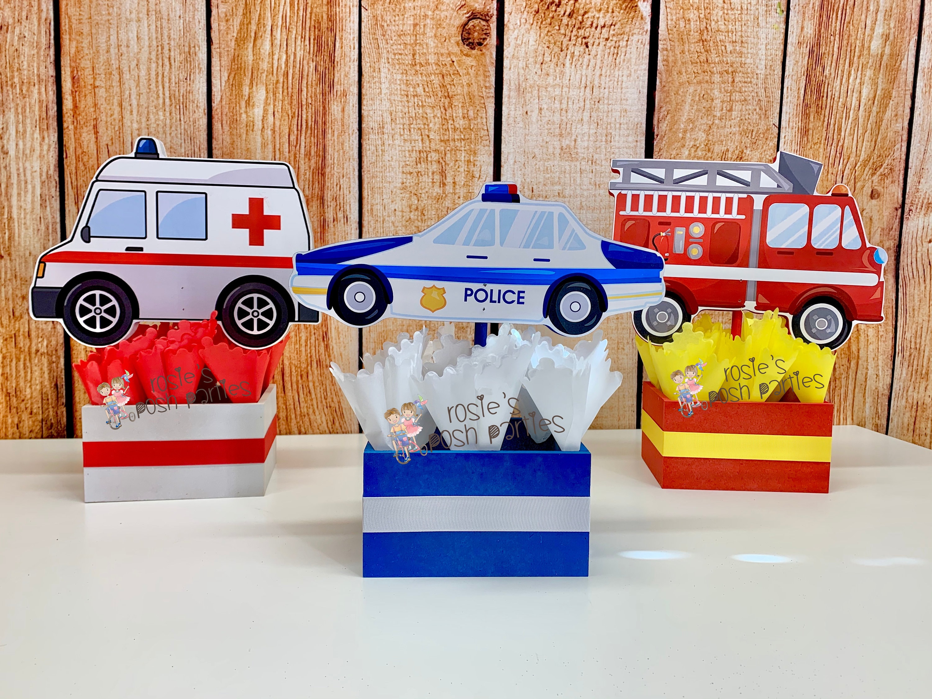 First Responder Birthday Theme First Responder Party Etsy