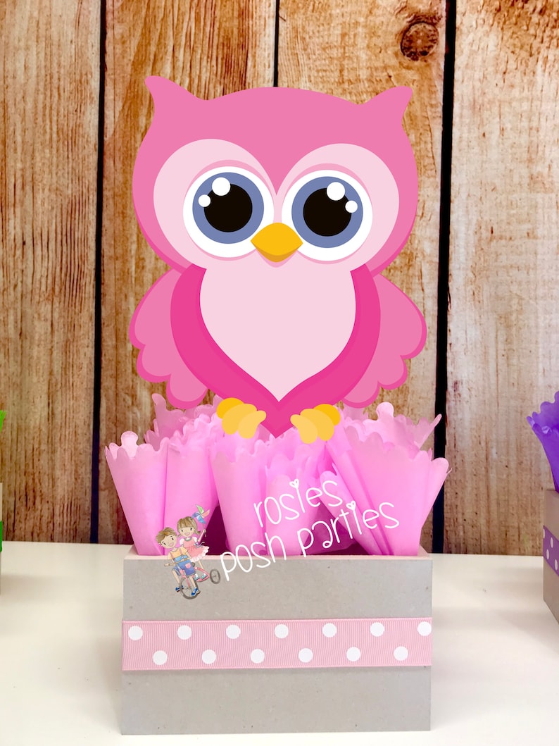 Owl Baby Shower Centerpiece for guest Table Owl centerpiece Etsy