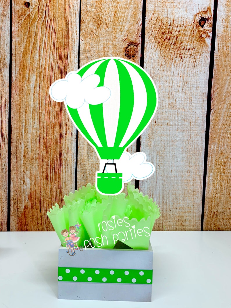 Hot Air Balloon Baby Shower Theme Hot Air Balloon Birthday Etsy