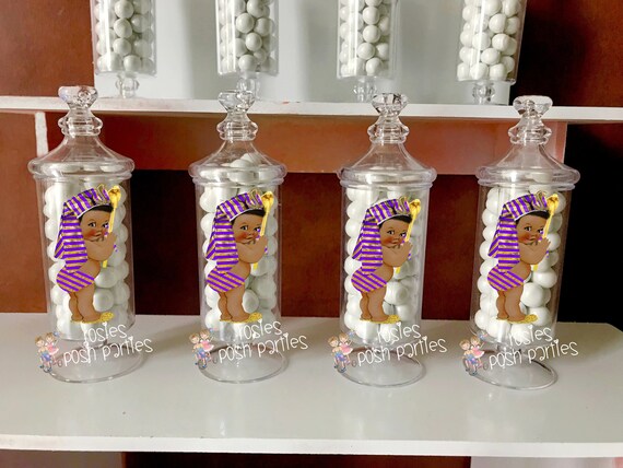 Egyptian Prince Pharaoh Royal Prince party Favor Apothecary Baby Shower Egyptian Pharaoh Royal Party Baby Shower Birthday favor SET OF 12 Il_570xn