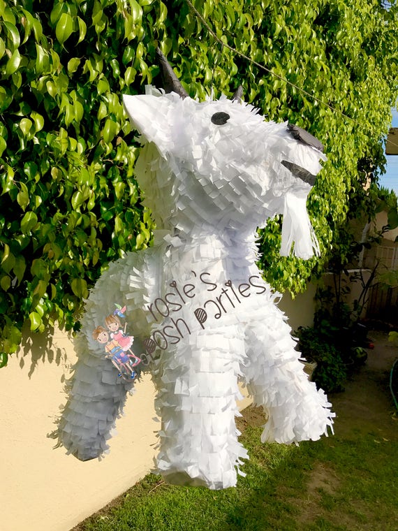 Goat Chivas Birthday Pinata Farm Baby Shower Party Goat birthday party decoration Pinata Animal horse birthday party Goat LARGE ITEM Il_570xn