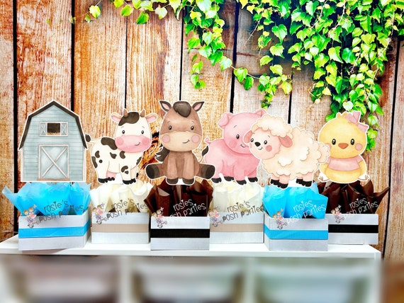Farm Theme birthday Theme | Farm Theme Baby Shower | Barn Yard Party Centerpiece | Farm Animal Theme Party Centerpiece Decoration INDIVIDUAL Il_570xn