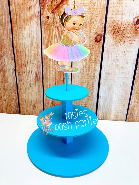 Unicorn Princess Cupcake Stand Unicorn Theme Cupcake Stand Unicorn Princess Cupcake Decoration Cupcake Unicorn Party Decoration Birthday Il_570xn
