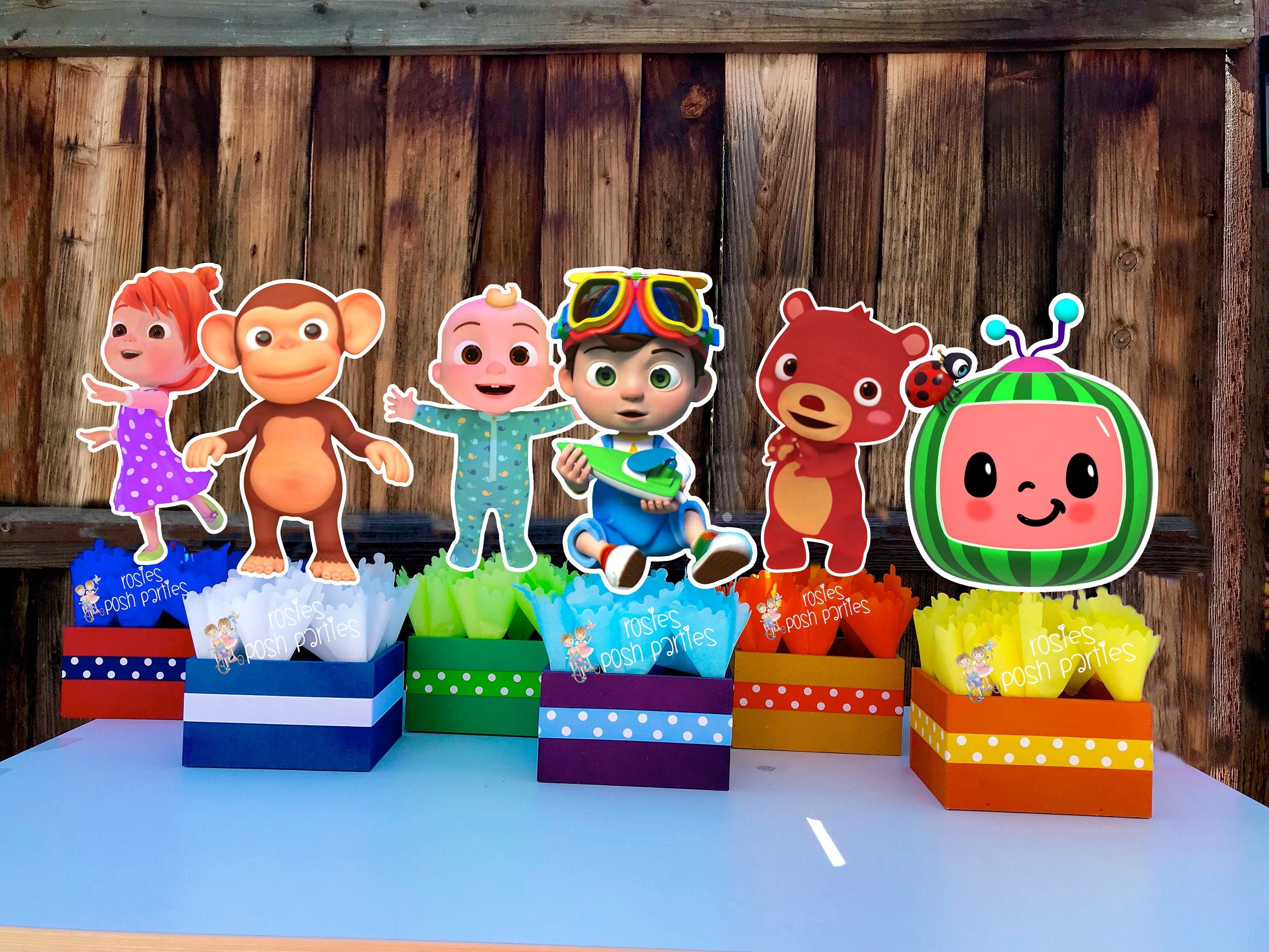 Birthday Theme Centerpiece Decoration Etsy