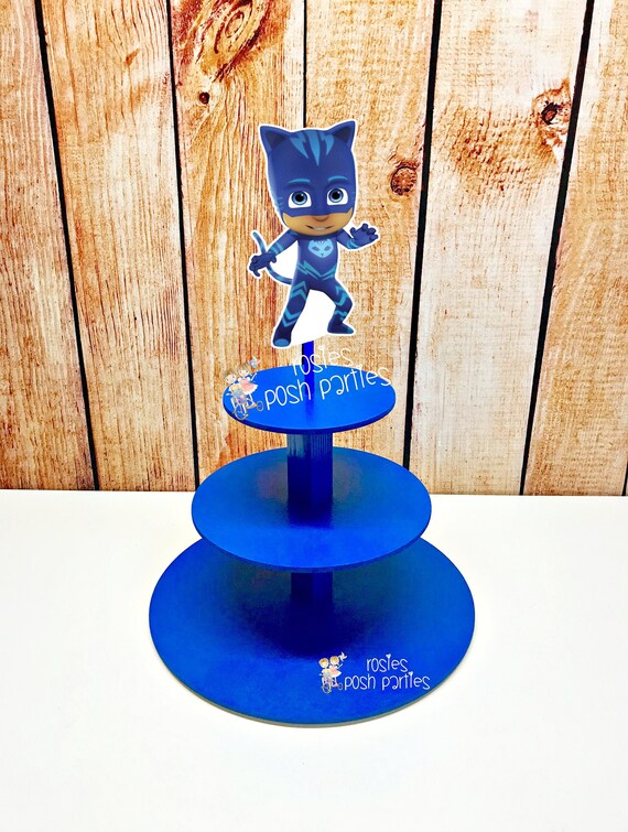 PJ Masks Birthday Theme | Pj Masks Cupcake Stand | PJ Masks Cupcake Topper | Pj Masks Cake Decoration | PJ Masks Theme Cake | Cupcake Stand Il_570xn