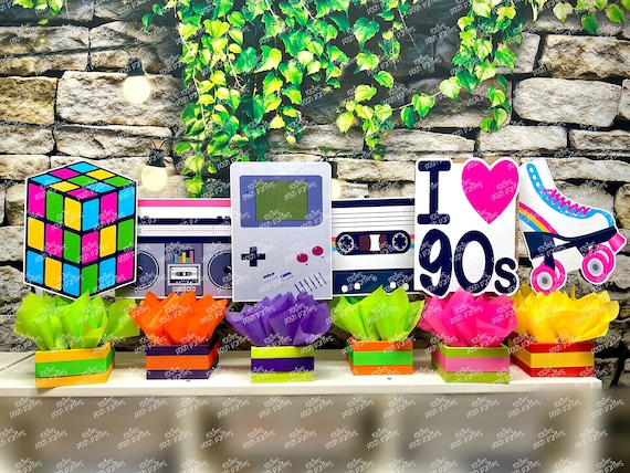 I Love the 90s Birthday Bash Party Centerpieces 90s Party - Etsy ...