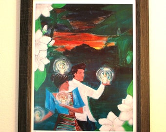 The Candle Dance Pandango sa Ilaw 11"x14"