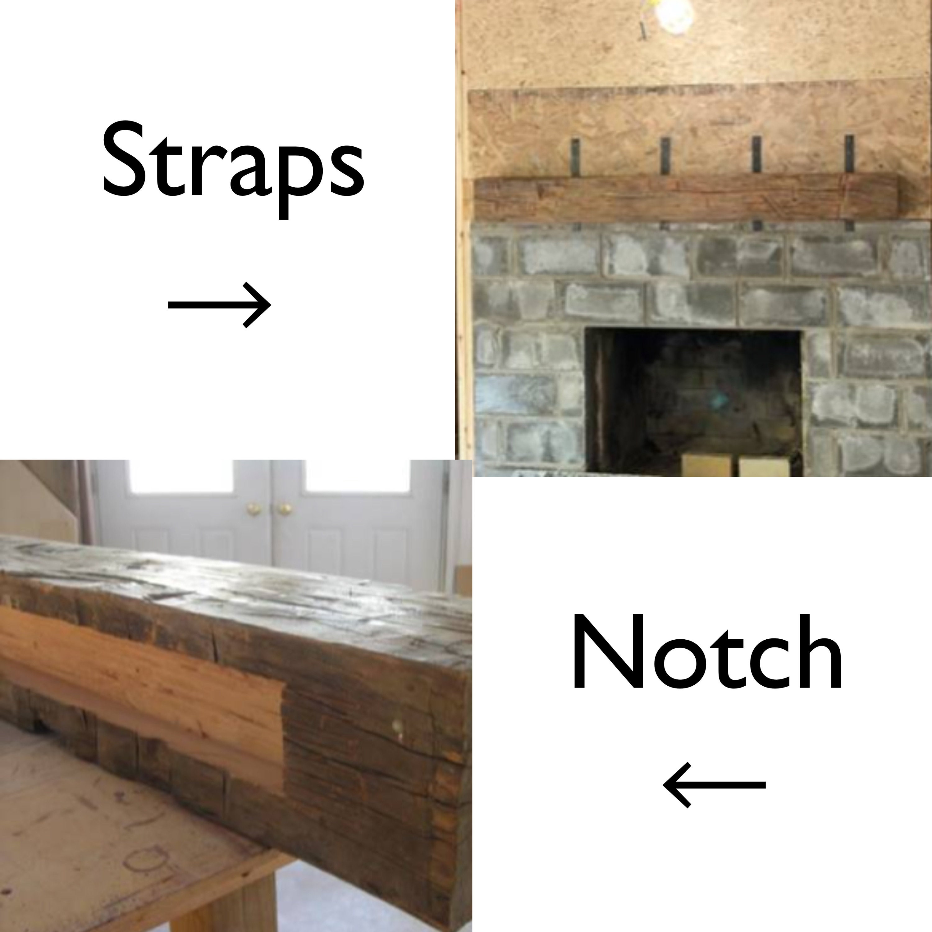 Fireplace Mantel 8 by 8 and 60 Long - Etsy Singapore