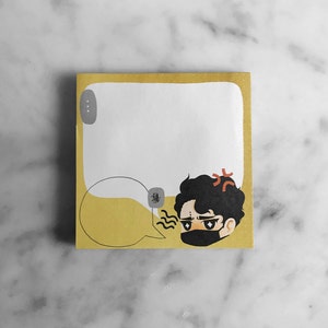 HQ Sakuatsu Sakusa & Atsumu Sticky Notes Sakusa