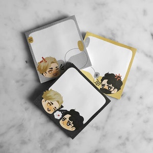 HQ Sakuatsu Sakusa & Atsumu Sticky Notes All 3 (Save 2.00)