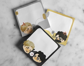 HQ Sakuatsu Sakusa & Atsumu Sticky Notes