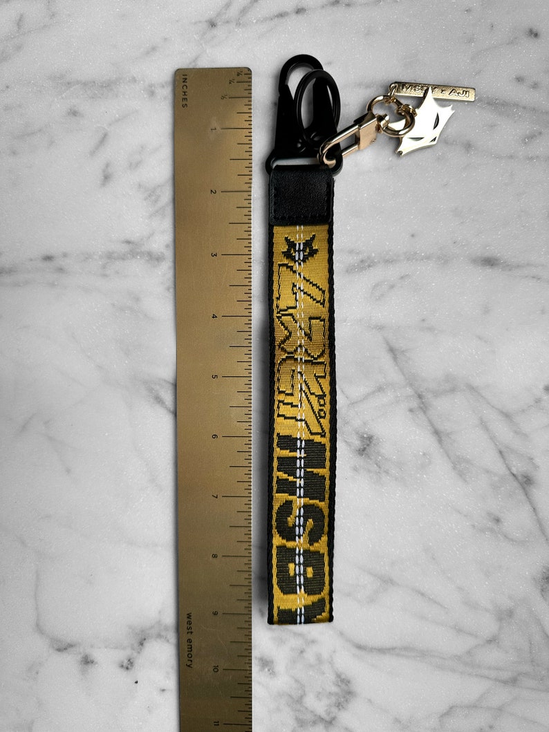 MSBY Hypebeast Jacquard Wrist Lanyard Keychain Strap image 6