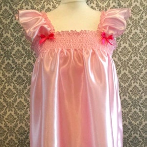 Sissy Adult Baby Short Pink Satin Dress frilly lace skirt top Fancy Party Unisex Cosplay Princess xxl xl party ddlg lingerie little