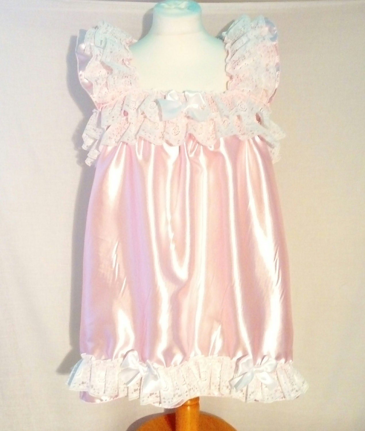 Adult Sissy Satin Dress