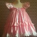 Offer All sizes Adult Baby Sissy Short Dress Top Pink cotton FULL skirt Fancy Ddlg abdl Cosplay Princess Lolita free bonnet frilly