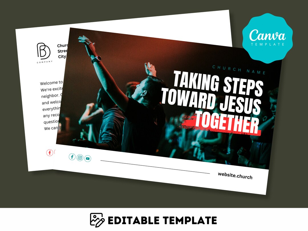 Mailer for Churches to New Movers to the Community With