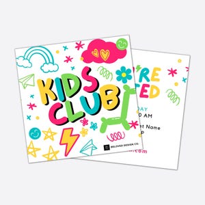 Invito al ministero dei bambini - Modello Canva completamente modificabile per inviti alla chiesa e risorse per il ministero dei bambini