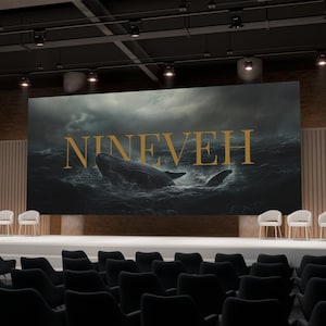 Nineveh Sermon Series Canva Template: Church Graphics Bundle (Digital Download