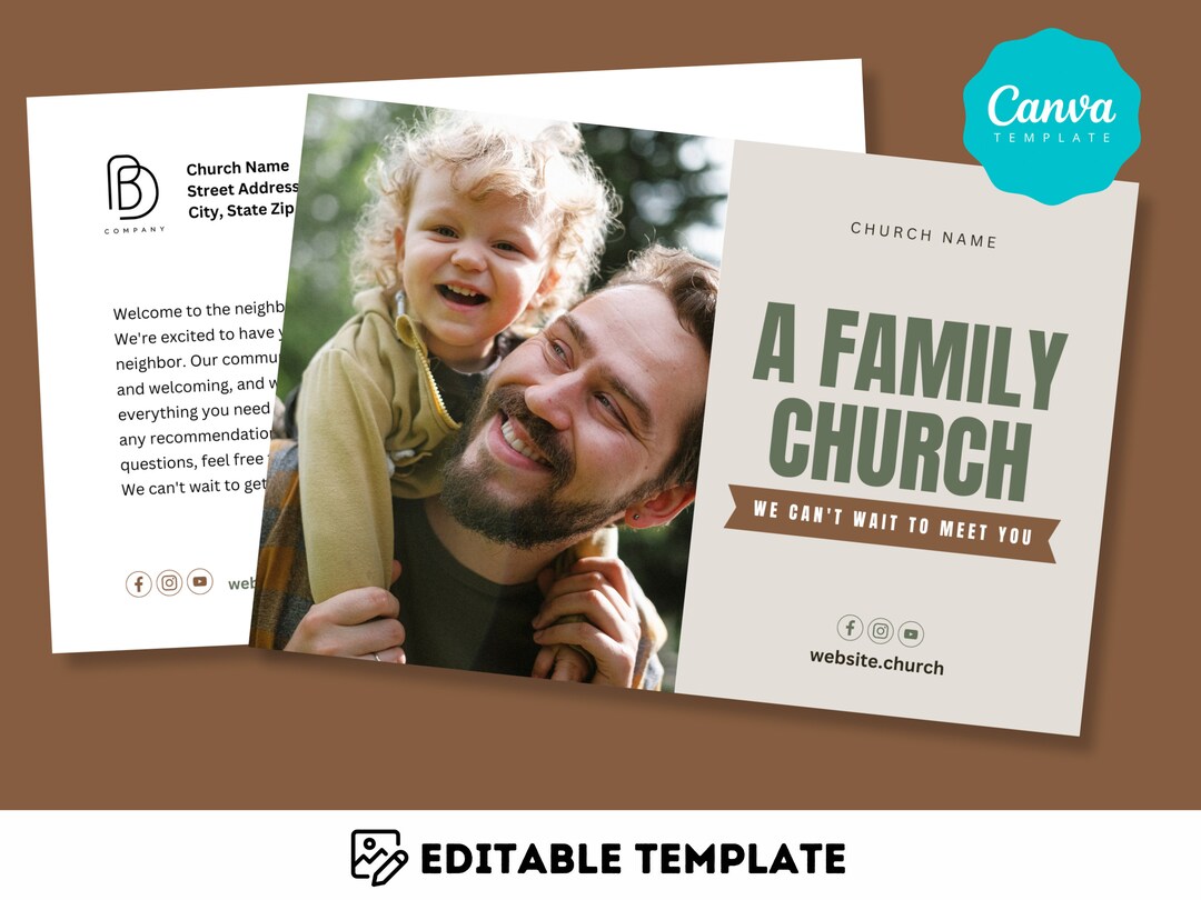 Mailer for Churches to New Movers to the Community With