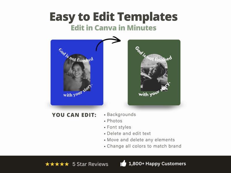 30 Day Church Social Media Kit | Canva Templates for Instagram ...