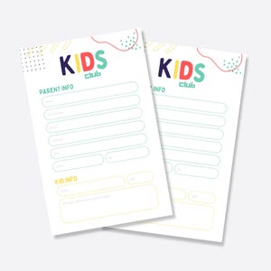 Verbindungskarte für das Kinder-Ministerium - Vollständig bearbeitbare Canva-Vorlage für Kircheneinladung und Kinderdienstressource