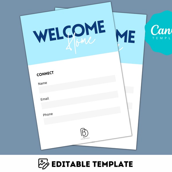 Connect Card Template Etsy Connect Card Template Etsy
