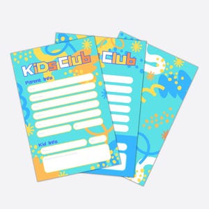 Carte de connexion pour le ministère auprès des enfants - Modèle canva entièrement modifiable pour une invitation à l'église et une ressource pour le ministère auprès des enfants