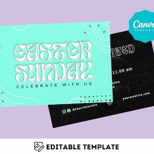 Paaszondag kerk flyer uitnodiging opstanding service, 4 x 6 kerk uitnodiging voor Pasen viering graphics